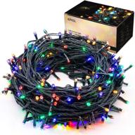 🎉 enhance your celebrations with epesl 11m indoor/outdoor christmas string lights - 110 leds, 8 modes, waterproof fairy lights for thanksgiving day, halloween, wedding, patio & home decor - colorful логотип