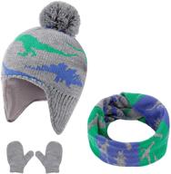 winter mitten upgrade earflap toddler boys' accessories and cold weather logo