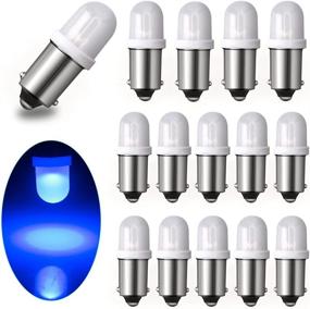 img 4 attached to 🔷 Pack of 15 Blue LED Bulbs for Pinball Machines - GE44 47 755 756 1893 1895 1847 BA9S DC AC 6.3V 6V Bayonet Lamp Upgrade with Nonpolarity