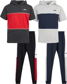 img 4 attached to STX Boys Jogger Set Спортивные штаны