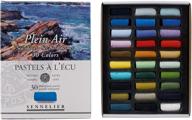 🎨 sennelier мягкие пастели half stick set - seaside collection - 30-кусочковый пакет логотип