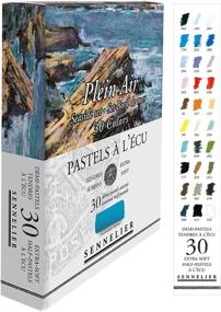 img 3 attached to 🎨 Sennelier Soft Pastels Half Stick Set - Seaside Collection - 30-Piece Package
