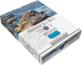 img 2 attached to 🎨 Sennelier Soft Pastels Half Stick Set - Seaside Collection - 30-Piece Package
