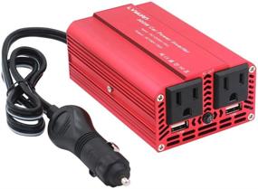 img 4 attached to 💡 LVYUAN 500W Car Power Inverter: Convert DC 12V to 110V AC with Dual USB Car Adapter