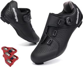 img 4 attached to Molilingte Cycling Bicycle Compatible Cleats Sports & Fitness