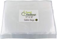 👜 foodsaver compatible foodvacbags: 100 gallon size vacuum sealer bags, bpa free, commercial grade, sous vide cook - better value than rolls логотип