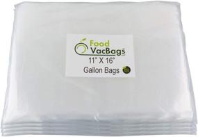 img 4 attached to 👜 Foodsaver Compatible FoodVacBags: 100 Gallon Size Vacuum Sealer Bags, BPA Free, Commercial Grade, Sous Vide Cook - Better Value than Rolls