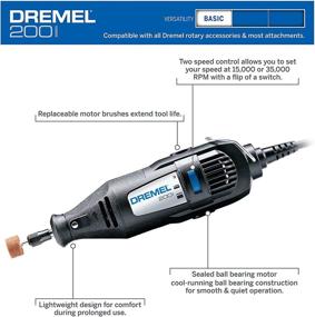 img 3 attached to Dremel 200 1 Two Speed Rotary Tool Industrial Power & Hand Tools