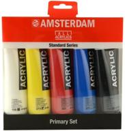 🎨 premium royal talens amsterdam acrylic color set - 120ml tubes, 5 primary colors - multicolor (17790905) логотип