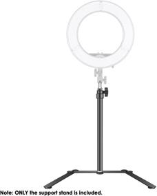 img 2 attached to Основание стойки для настольной лампы Neewer: регулируемый кронштейн для светодиодных панелей и кольцевых ламп, идеально подходит для съемки портретов и видеосъёмки на YouTube (15,4-27 дюймов)