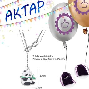img 3 attached to AKTAP Ожерелье Infinity Jewelry Birthday