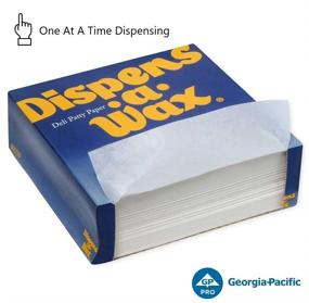 img 2 attached to 🧾 Deli Patty Paper: Dispens-A-Wax 801200, 6x6 White, 10 Boxes/Case - GP PRO (Georgia-Pacific)