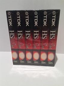 img 1 attached to 🎥 TDK Premium Quality VHS T-160 Video Tapes, 8-hour (Pack of 6)