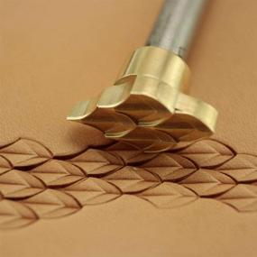 img 1 attached to Enhance Craftsmanship with Dragon Scale Leather Stamp Tool - #228-2