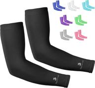 🌞 stay cool and protected: cooling arm sleeves for men & women, uv protective upf 50, tattoo cover up logo