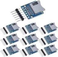 anmbest 10pcs micro sd sdhc tf card adapter reader module + spi interface level conversion chip for arduino logo