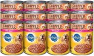 🐶 pedigree chopped ground dinner dog food - beef - 22oz - 12 pack - 22 oz logo