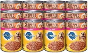 img 1 attached to 🐶 Pedigree Chopped Ground Dinner Dog Food - Beef - 22oz - 12 Pack - 22 oz