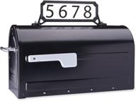 🏢 small black architectural mailboxes manhattan address plaque (model 3460b) logo