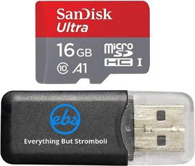 img 2 attached to 📷 SanDisk Ultra 16GB Micro SDHC UHS-1 TF Memory Card Class 10 for Samsung GALAXY S5 + Everything But Stromboli Memory Card Reader
