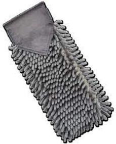 img 3 attached to 🟦 Graphite Gray Norwex Chenille Hand Towel with BacLock Technology