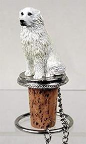 img 1 attached to Great Pyrenees Wine Bottle Stopper