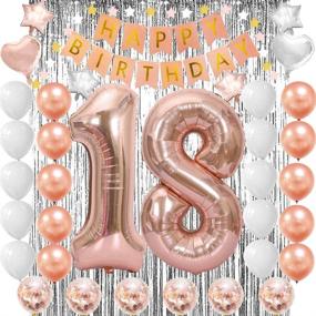 img 3 attached to 🎉 Fun and Fabulous: 18th Birthday Decorations for Girls – Stunning Party Decor and Balloons!