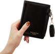 wallet leather ladies tassel holder women's handbags & wallets and wallets logo
