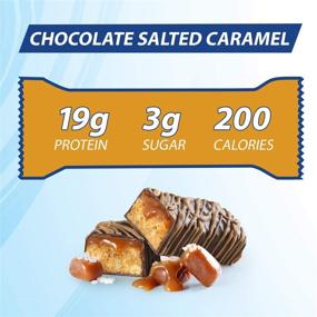 img 2 attached to Pure Protein Bars: Fuel Your Energy with Nutritious, Low Sugar, Gluten Free Snacks - Chocolate Salted Caramel, 1.76oz, 6 Pack