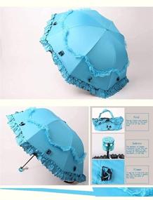 img 1 attached to Honeystore Princess Ultraviolet Proof Folding Umbrella Umbrellas and Folding Umbrellas
