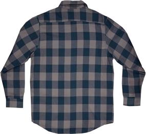 img 3 attached to 👕 Men's Mossy Oak Buffalo Plaid Flannel Shirts for Trendy Clothing