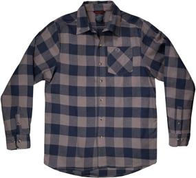 img 4 attached to 👕 Men's Mossy Oak Buffalo Plaid Flannel Shirts for Trendy Clothing