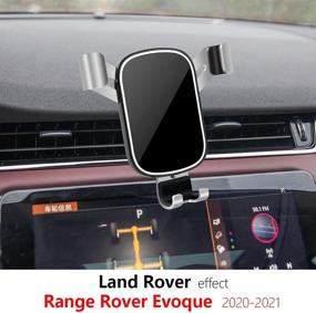 img 3 attached to 📱 2020-2021 Land Rover Range Rover Evoque Car Phone Holder - LUNQIN, Big Phones with Case Friendly, Auto Accessories - Navigation Bracket, Interior Decoration Mobile Cellphone Mount