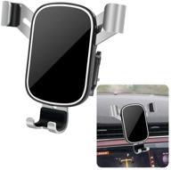 📱 2020-2021 land rover range rover evoque car phone holder - lunqin, big phones with case friendly, auto accessories - navigation bracket, interior decoration mobile cellphone mount logo