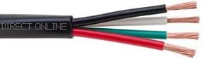 img 2 attached to 🔌 250FT Outdoor UV Protection Rated Professional Speaker Audio Cable 14AWG Direct Burial 14/4 Bulk Spool (250FT, 14/4)" - "High-Quality 250FT 14AWG Outdoor UV Protection Rated Professional Speaker Audio Cable in 14/4 Configuration - Direct Burial, Bulk Spool