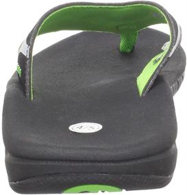 img 2 attached to 👦 Reef Slap II Toddler Little Boys' Sandal Shoes - Comfortable and Stylish Footwear