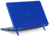 💙 mcover hard shell case for 11.6" dell chromebook 11 3100 education non-2-in-1 - dell-c3100-non2in1 blue logo