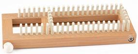 img 1 attached to Authentic Knitting Board KB4465 Regular Gauge Sock Loom 2 - 10x3.5 inches