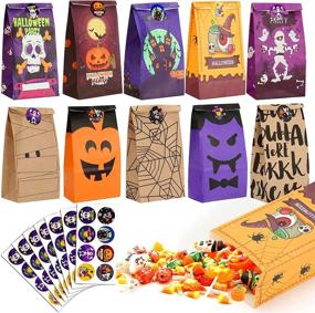 img 4 attached to 🎃 Halloween Stickers, Mini Snacks, Halloween Treats, Party Supplies