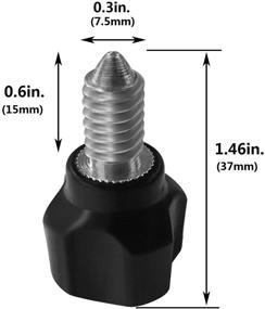 img 2 attached to 🔧 Kitchenaid Replacement Parts: Mixer Knob and Screw Attachment for Kitchenaid Stand Mixer - Set of 2