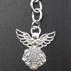 img 1 attached to 🔑 50PCS Silver Guardian Keychain by RONYOUNG