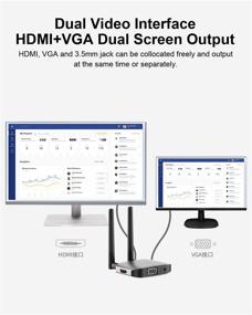 img 1 attached to 🔌 Hagibis 5GHz Wireless HDMI Transmitter & Receiver Extender Kits, Full HD 1080P@60Hz, 164ft Range, Plug and Play for Streaming, Laptops, PC, Media, PS4/5 (Kits)