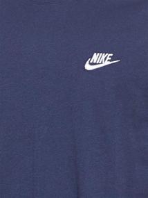 img 1 attached to Ultimate Comfort and Style: Men's Nike Sportswear Club T-Shirt