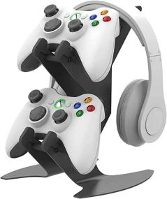 img 4 attached to 🎮 DOYO Xbox One/Xbox Series X/S/NS/PS4/PS5/PC Controller & Headset Stand: Aluminum Metal Gamepad Organizer for Gaming Accessories
