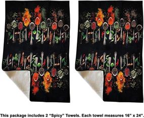 img 3 attached to Superior Microfiber Kitchen Towels Set by UpNUpCo: Ultimate Kitchen Hand Towels for Superior Cleanup!