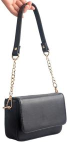 img 1 attached to 💼 Upgrade Your Handbag's Style with Beaulegan Purse Chain Handles - Microfiber Leather - 23.6 inch Long (2 PCS/Silver) - Perfect Shoulder Bag or Handbag Replacement!
