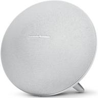 🔊 harman kardon onyx studio 3 wireless speaker system - white, with rechargeable battery and built-in microphone logo