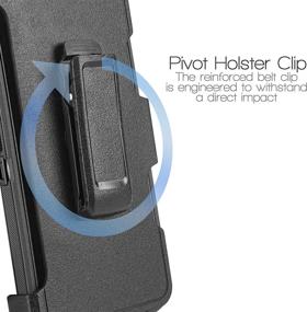 img 1 attached to Customerfirst Belt Clip Holster Cell Phone Case For LG K51 / LG Q51