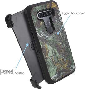 img 3 attached to Customerfirst Belt Clip Holster Cell Phone Case For LG K51 / LG Q51