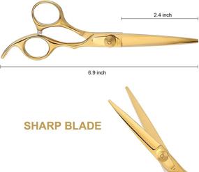 img 3 attached to Cutting Scissors Professional Stainless Hairdressing Hair Care